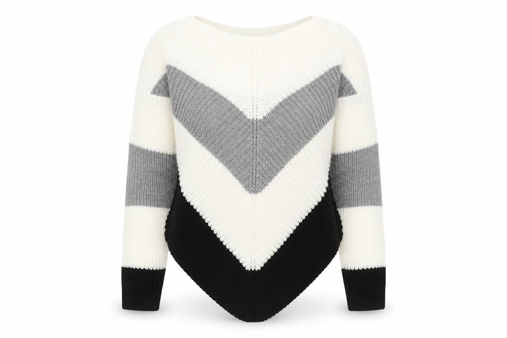 Select Womens White Round Neck  Acrylic Pullover Jumper Size S