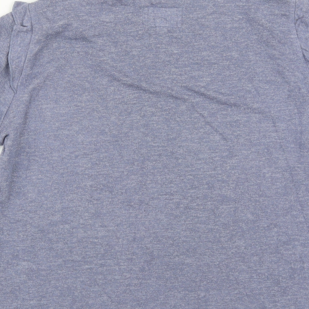 NEXT Womens Blue  Viscose Basic T-Shirt Size M Round Neck