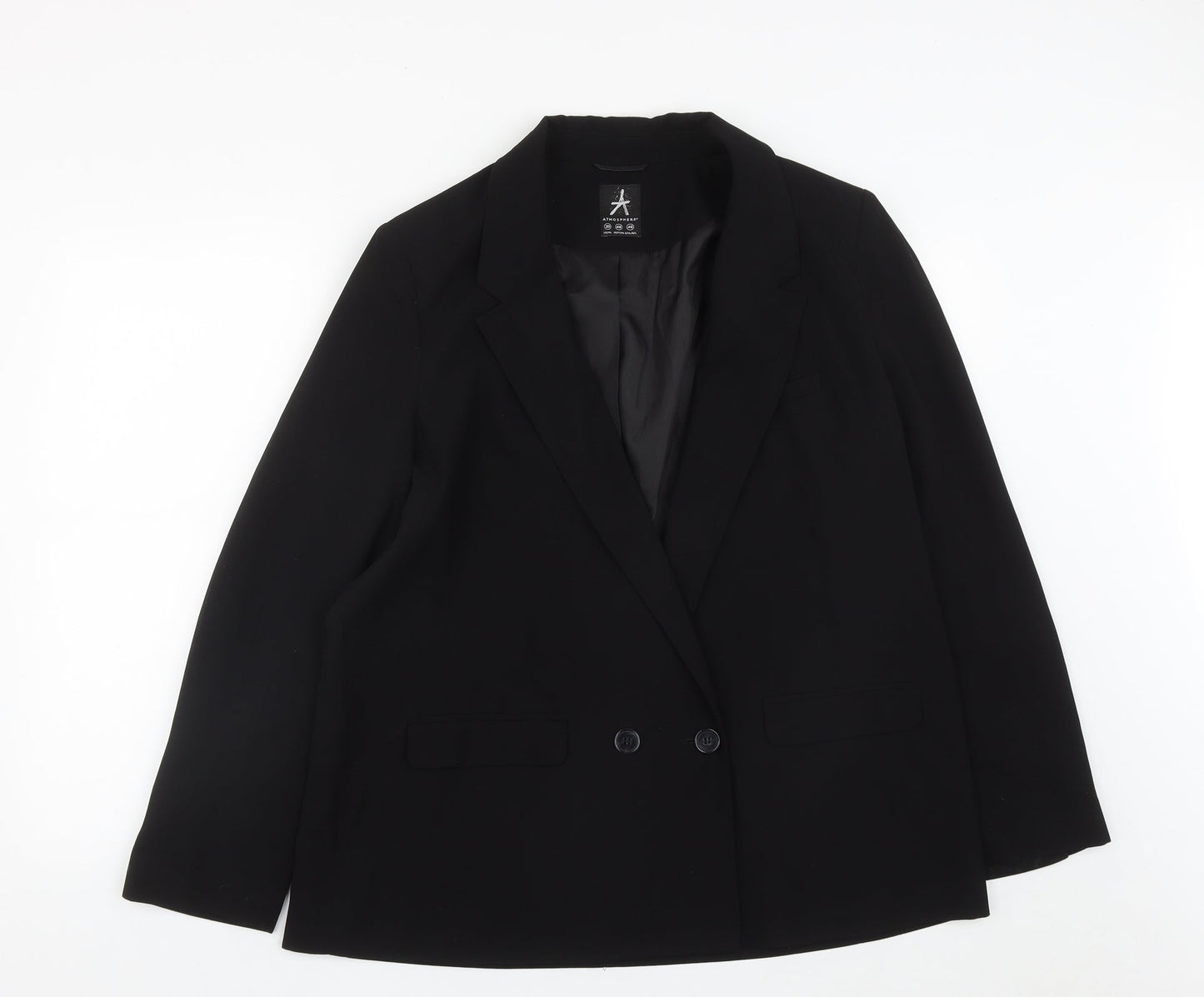 Atmosphere Womens Black   Jacket Blazer Size 20  Button
