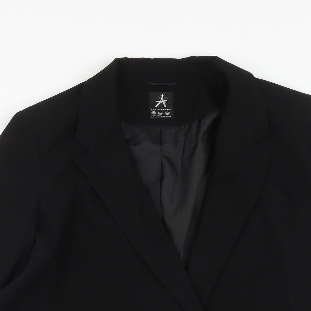 Atmosphere Womens Black   Jacket Blazer Size 20  Button