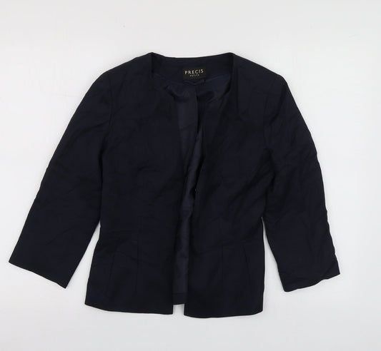Precis Womens Blue   Jacket Blazer Size 6