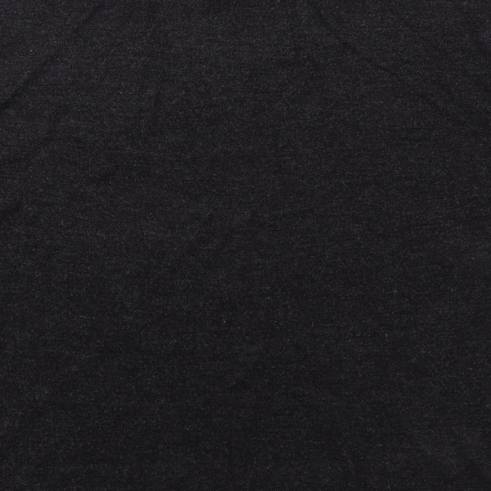 Easy Mens Grey V-Neck  Acrylic Pullover Jumper Size XL