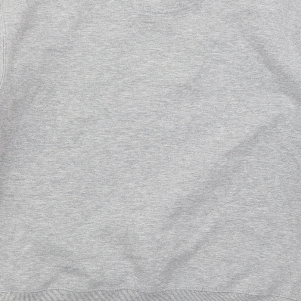 Famous Mens Grey  Cotton Pullover Sweatshirt Size L   - Universite Paris