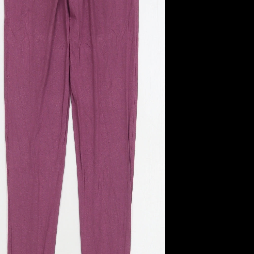 ASOS Womens Pink  Viscose Jogger Leggings Size 8 L27 in