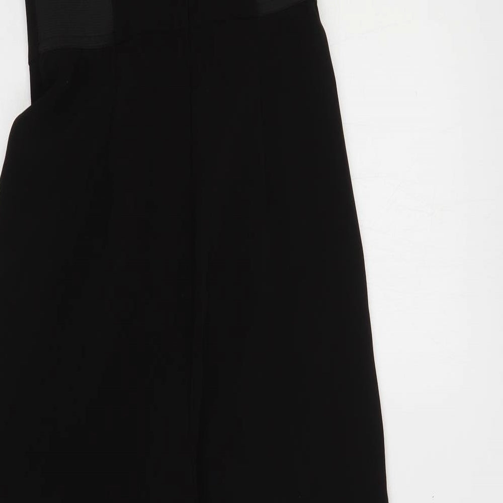 H&M Womens Black  Polyester Jumpsuit One-Piece Size 4 L24 in