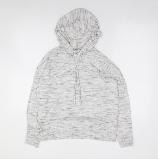 Marks and Spencer Womens Grey  Viscose Pullover Hoodie Size 8  Pullover