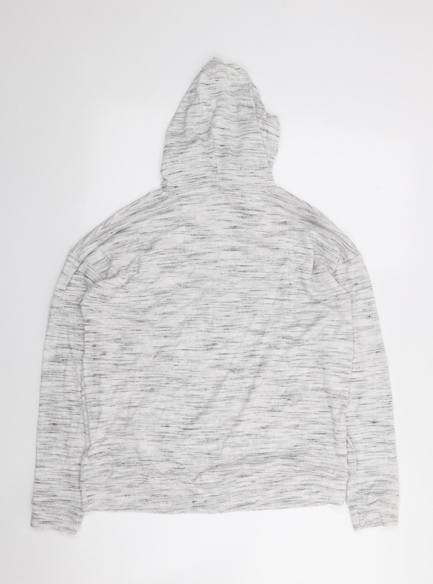 Marks and Spencer Womens Grey  Viscose Pullover Hoodie Size 8  Pullover