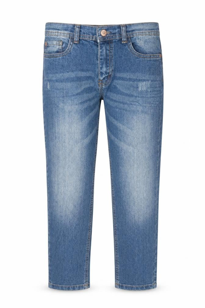 Denim & Co. Girls Blue  Cotton Skinny Jeans Size 10-11 Years  Regular
