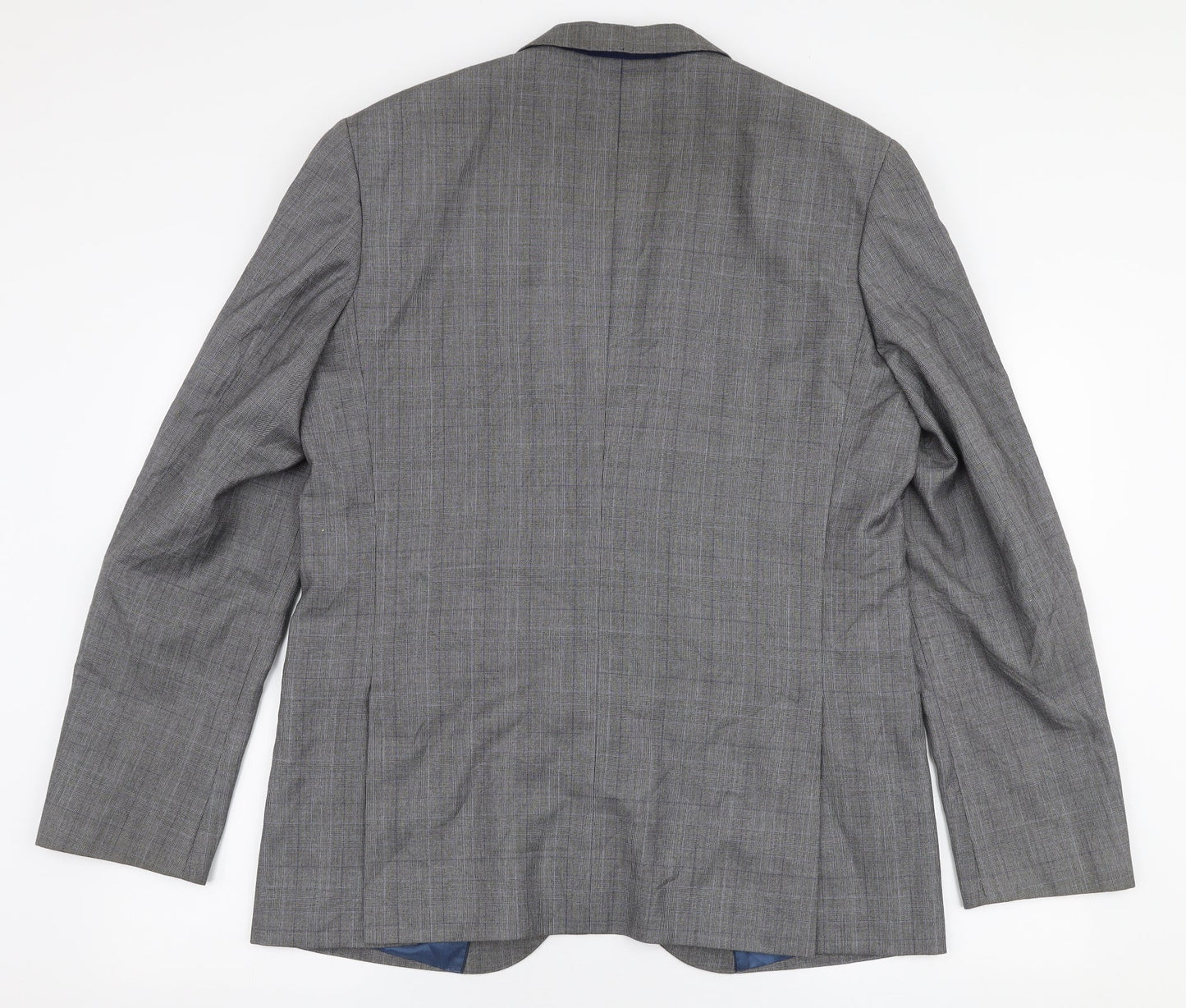 Cedar Wood State Mens Grey  Polyester Jacket Suit Jacket Size 42