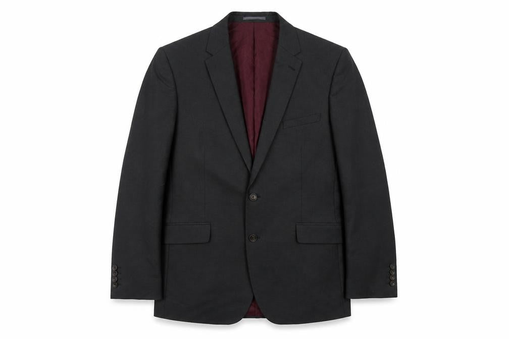 Marks and Spencer Mens Black  Polyester Jacket Suit Jacket Size 44