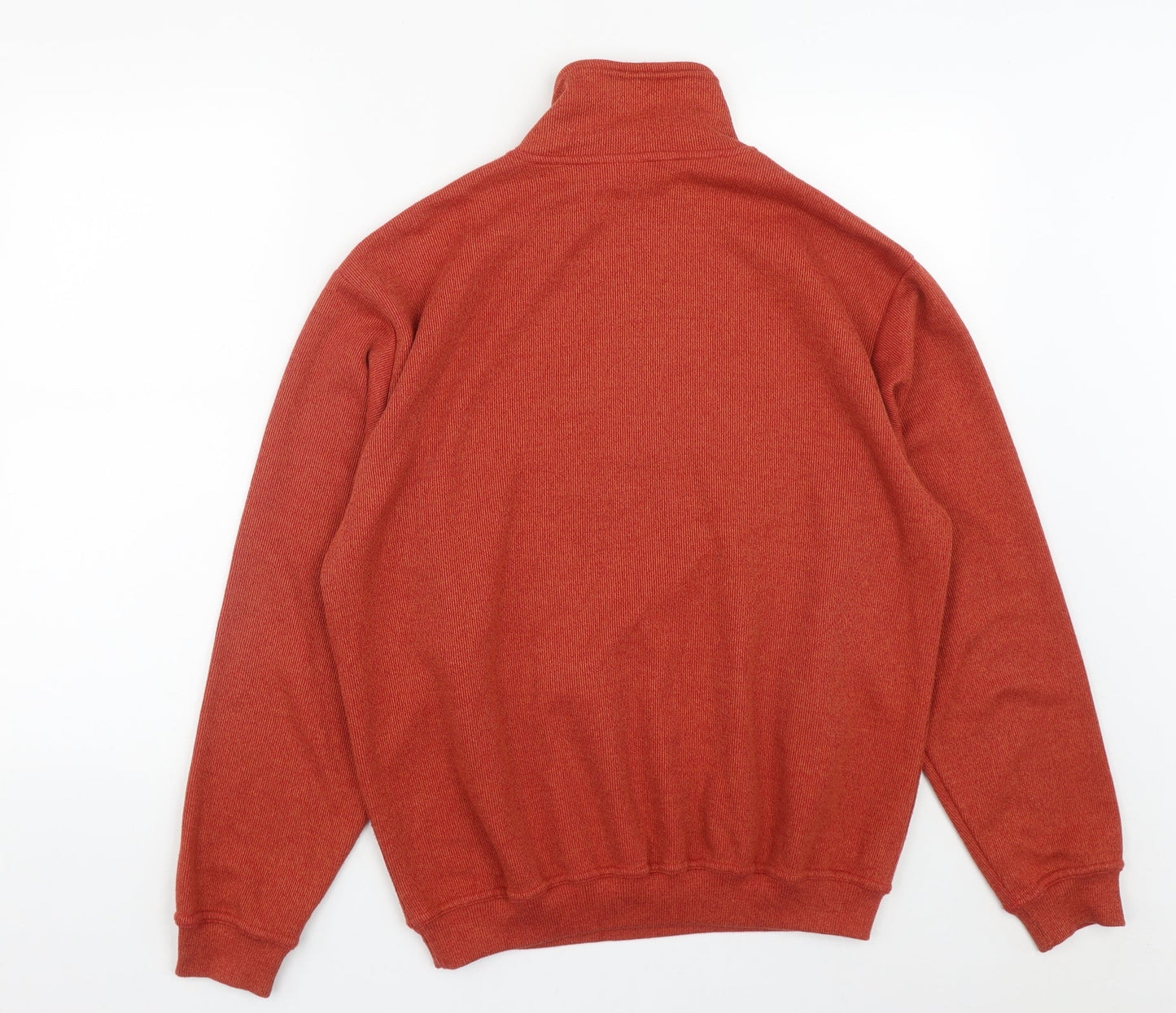 Premier Man Mens Orange  Polyester Pullover Sweatshirt Size S