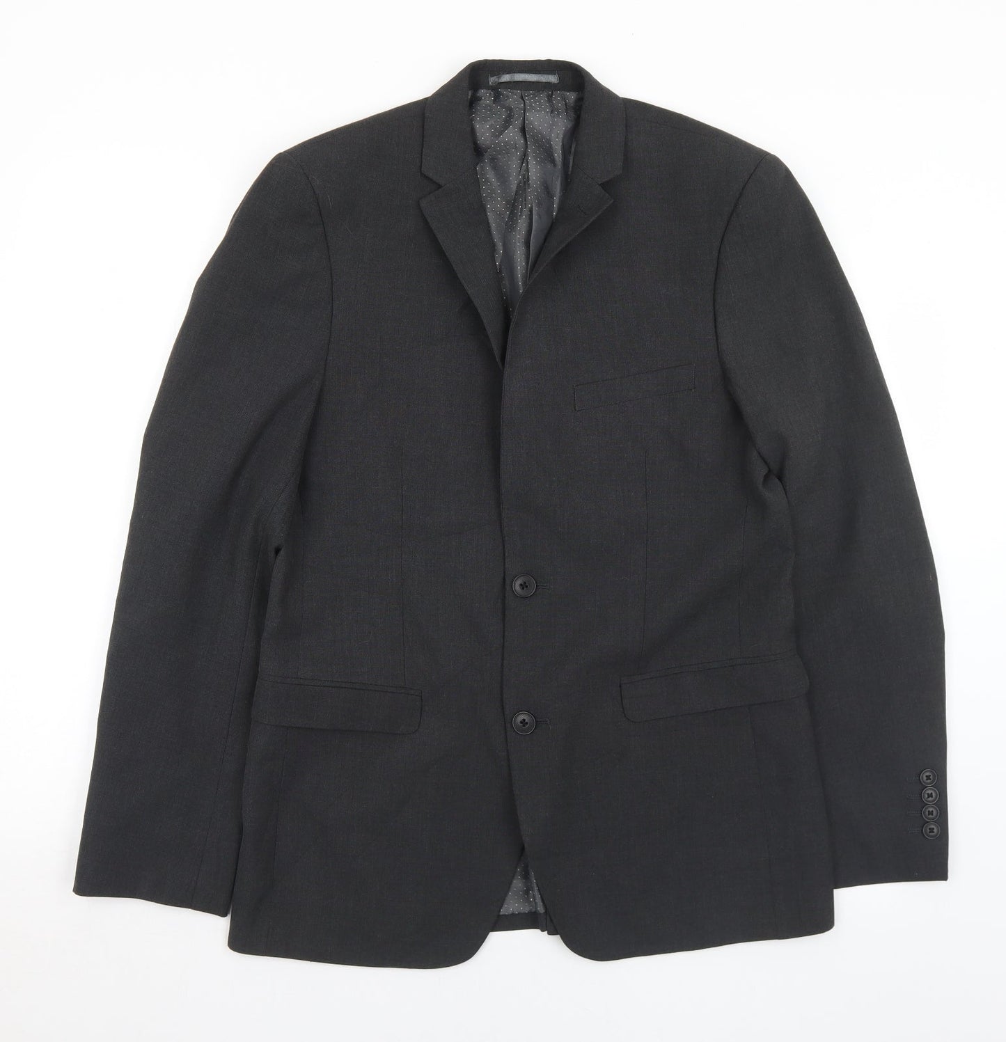 Tailer & Cutter Mens Grey  Polyester Jacket Blazer Size M