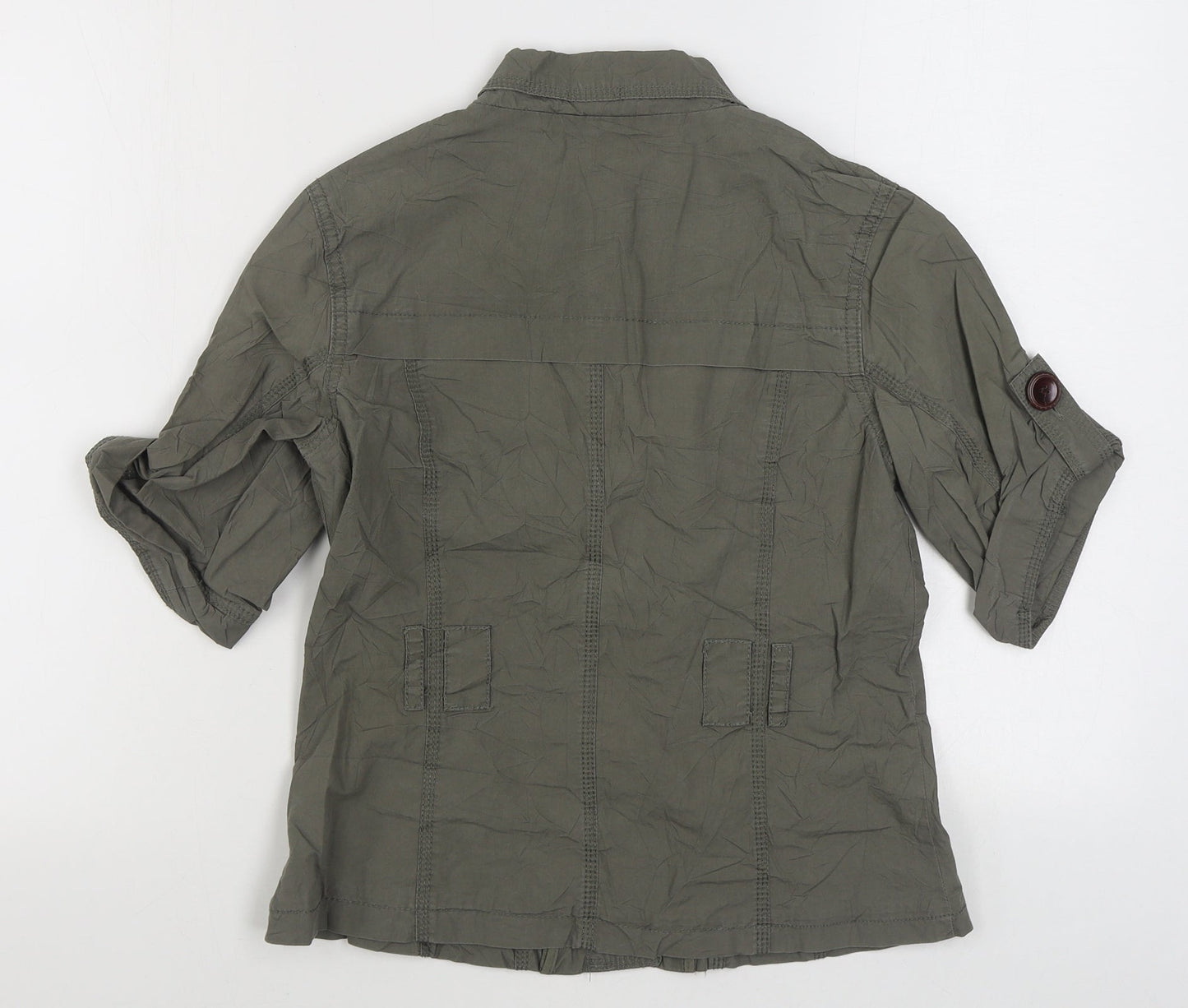 New Look Womens Green   Jacket  Size 10  Button
