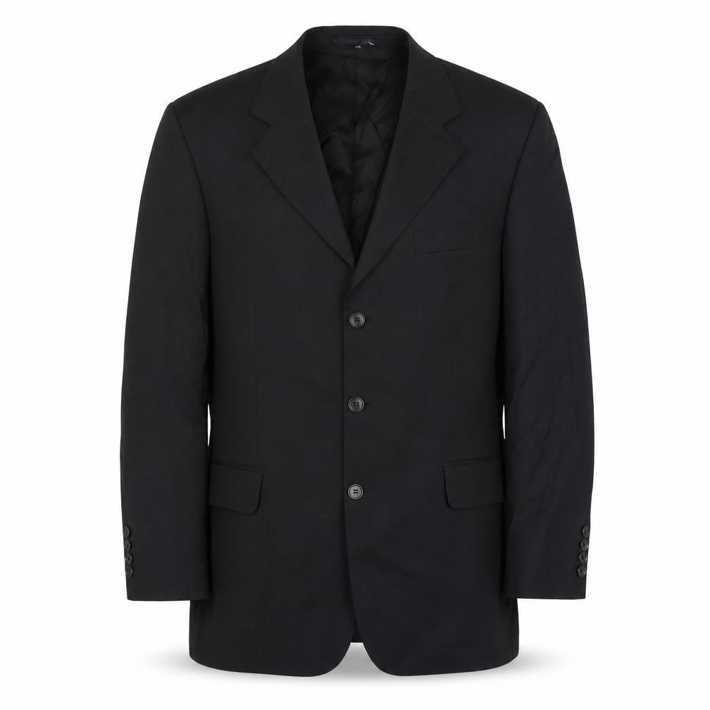 Mens 42 Chest Regular Madison Grey Three-Button Suit Jacket