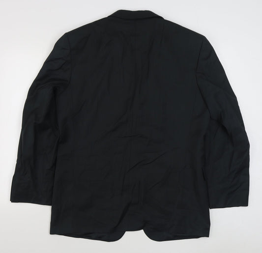 Madison Mens Grey  Viscose Jacket Suit Jacket Size 42