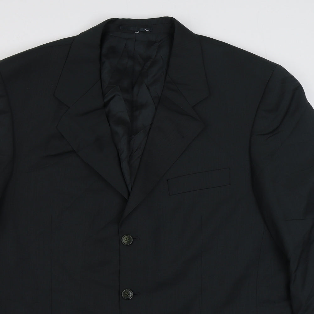 Madison Mens Grey  Viscose Jacket Suit Jacket Size 42