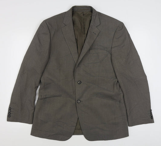 George Mens Blue  Polyester Jacket Suit Jacket Size 40