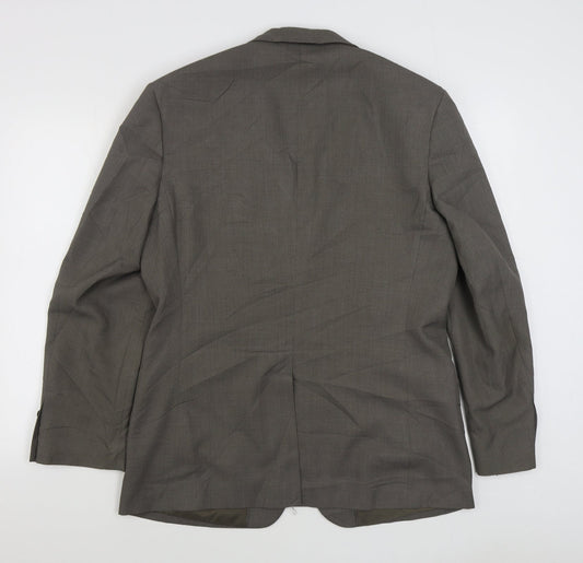 George Mens Blue  Polyester Jacket Suit Jacket Size 40