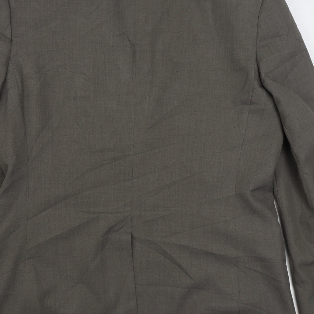 George Mens Blue  Polyester Jacket Suit Jacket Size 40