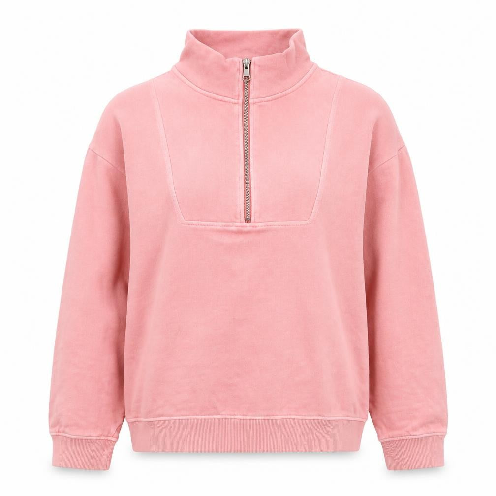 Marks and Spencer Womens Pink High Neck  Cotton Pullover Jumper Size 12