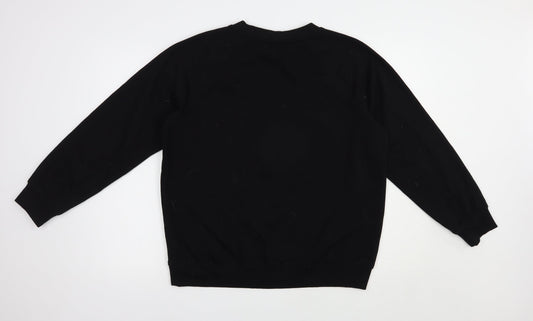 H&M Mens Black  Camel Pullover Sweatshirt Size S