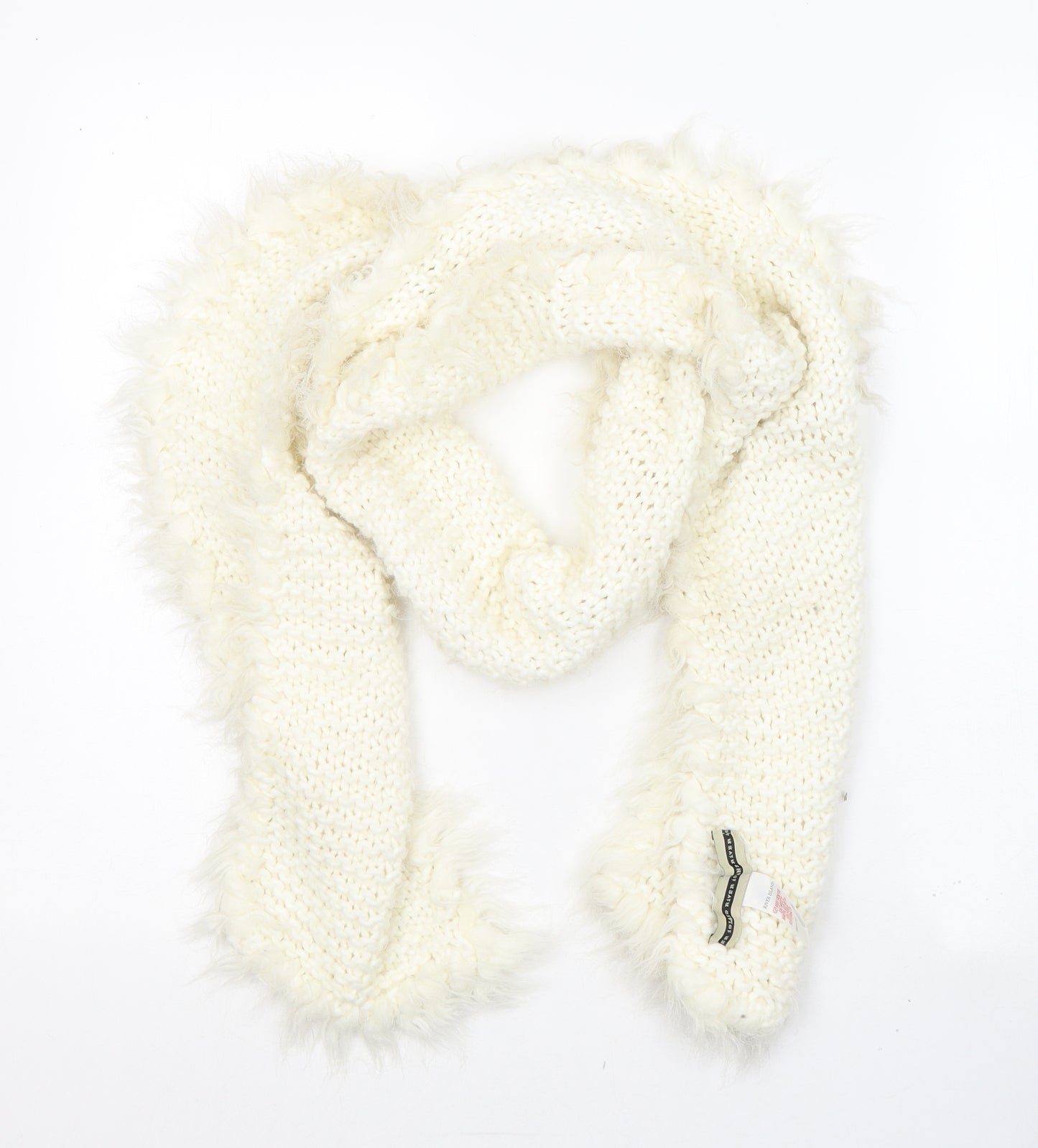 River Island Womens White  Acrylic  Scarf