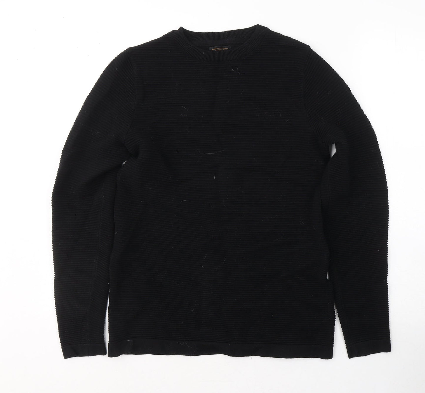 NEXT Boys Black Round Neck  Cotton Pullover Jumper Size 14 Years  Pullover