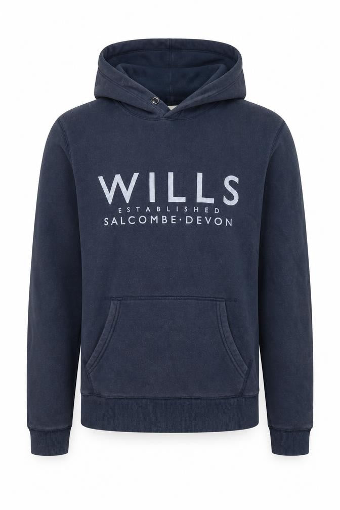 Mens UK XS Regular Jack Wills Blue Pullover Hoodie