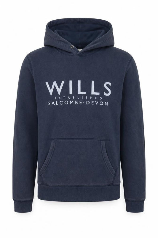 Mens UK XS Regular Jack Wills Blue Pullover Hoodie