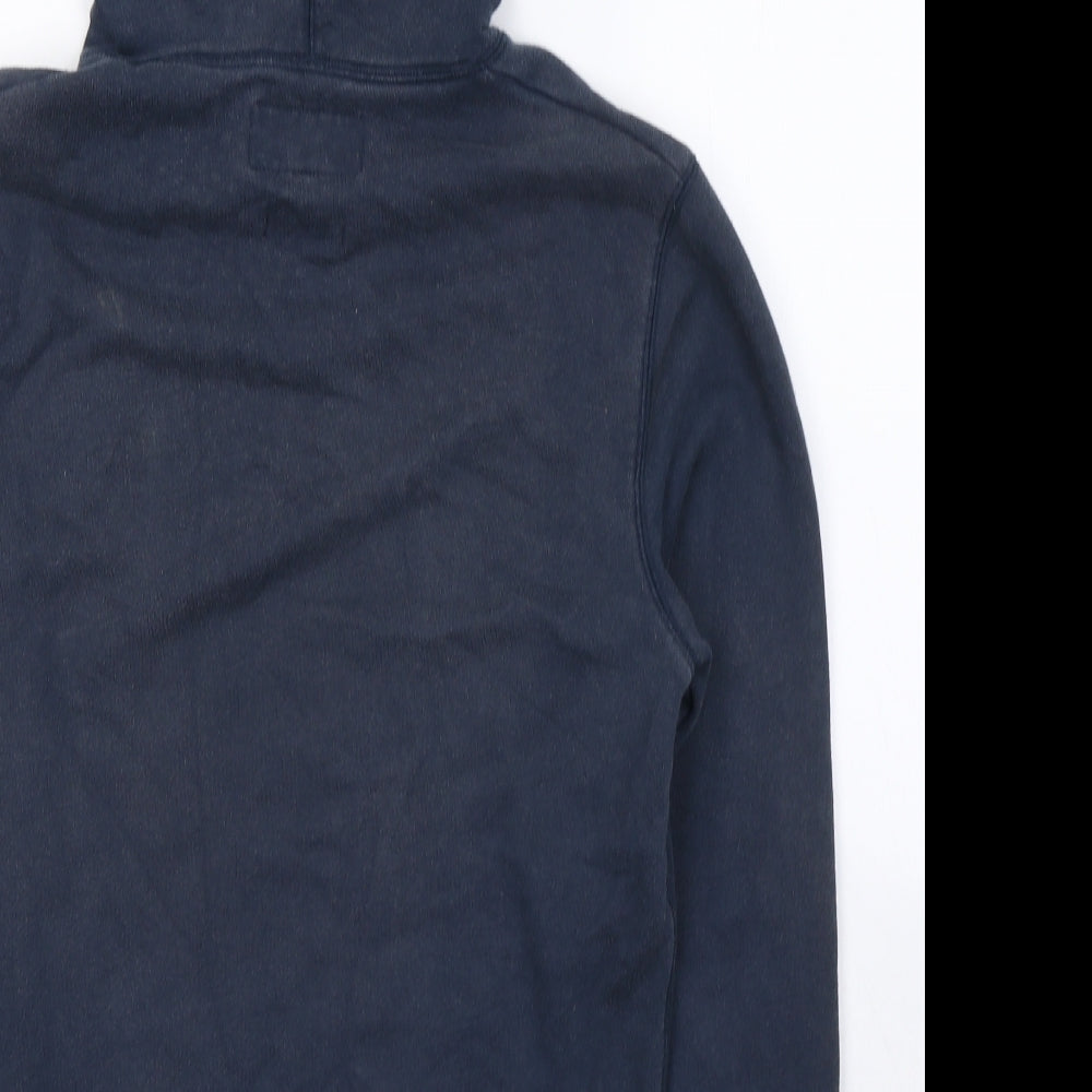Jack Wills Mens Blue  Cotton Pullover Hoodie Size XS
