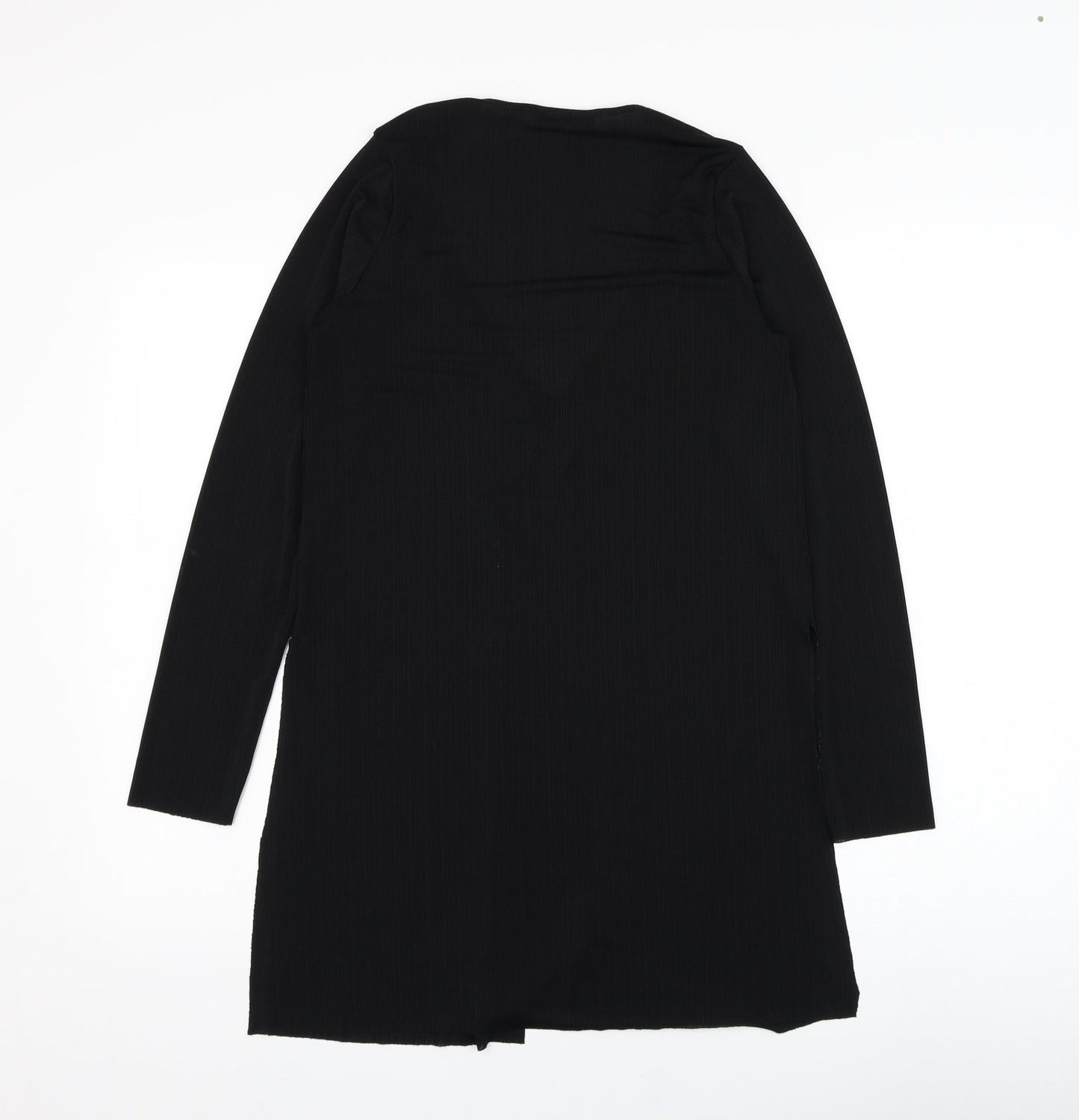 Zara Womens Black  Polyester Basic Blouse Size M V-Neck