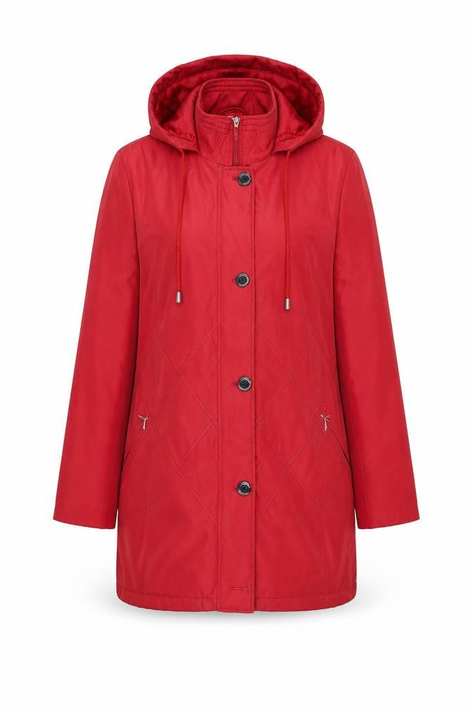 Eleganze  Womens Red   Jacket Coat Size 10