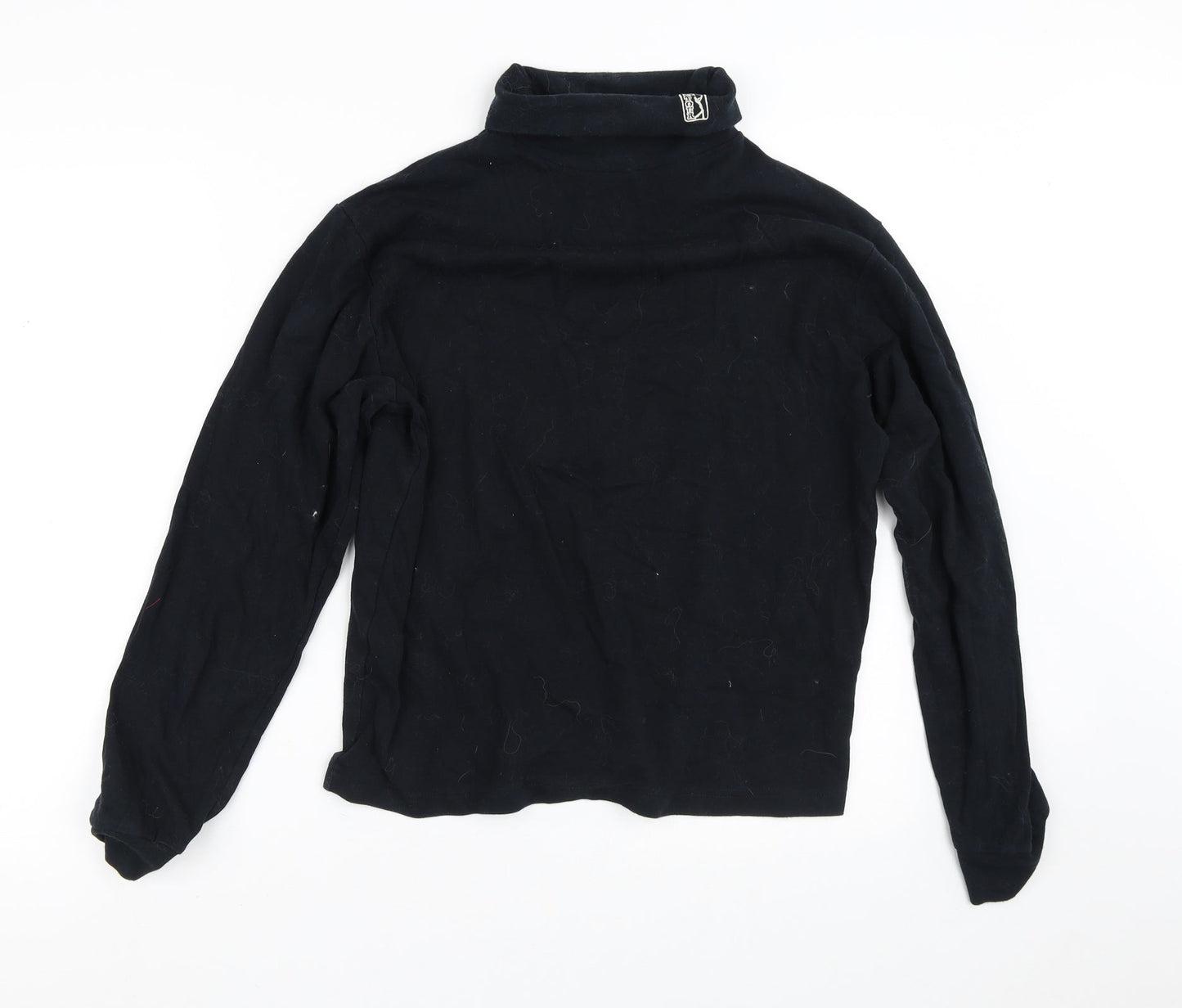 PGA TOUR Womens Black  100% Cotton Pullover Sweatshirt Size S