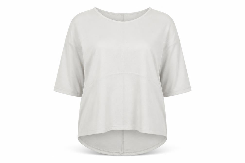 Gallery Womens White  Polyester Basic Blouse Size L Round Neck