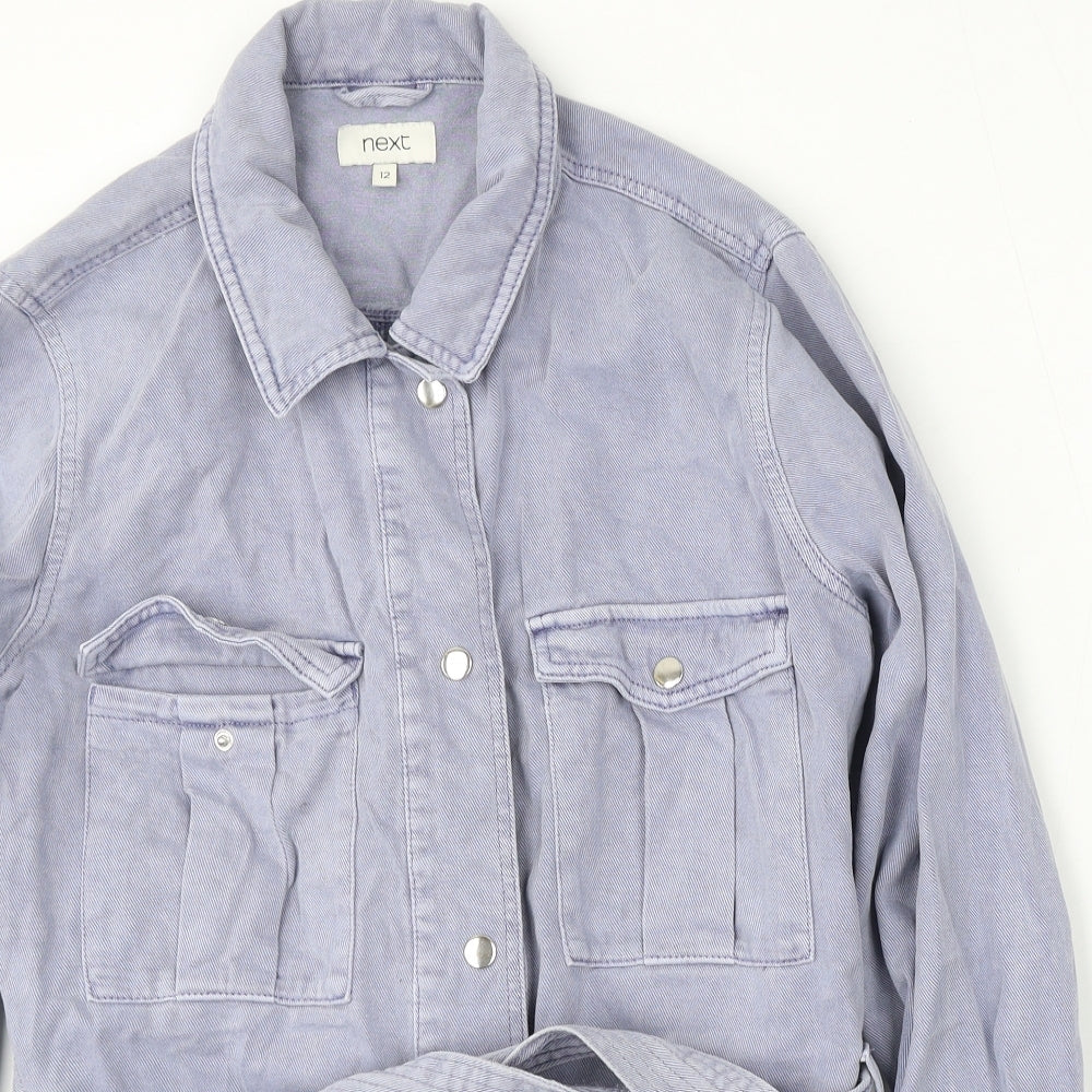 NEXT Womens Blue   Jacket  Size 12  Snap