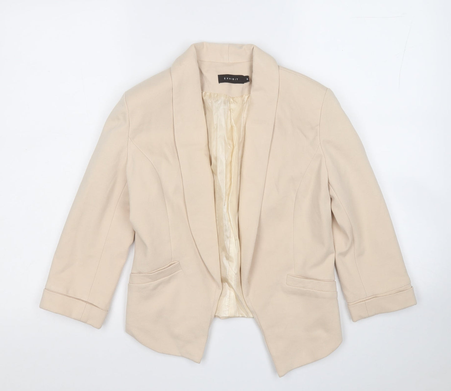 Exhibit Womens Blue   Jacket Blazer Size 8
