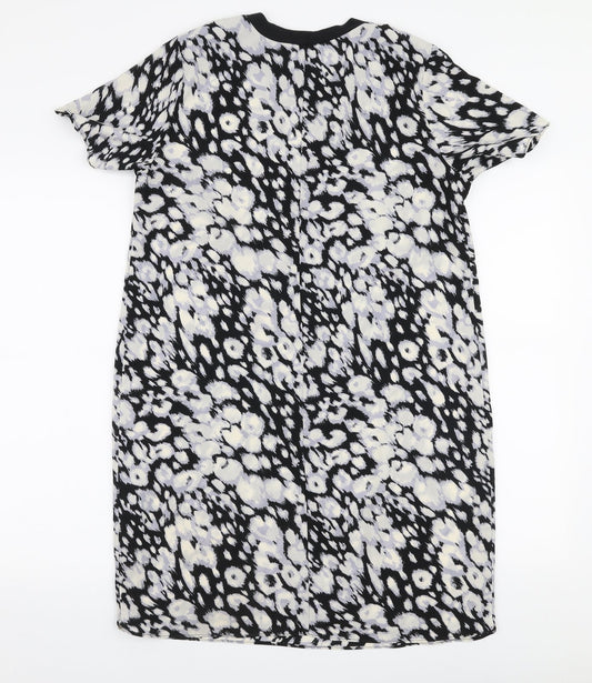 F&F Womens Multicoloured Animal Print Polyester A-Line  Size 10  Round Neck Pullover