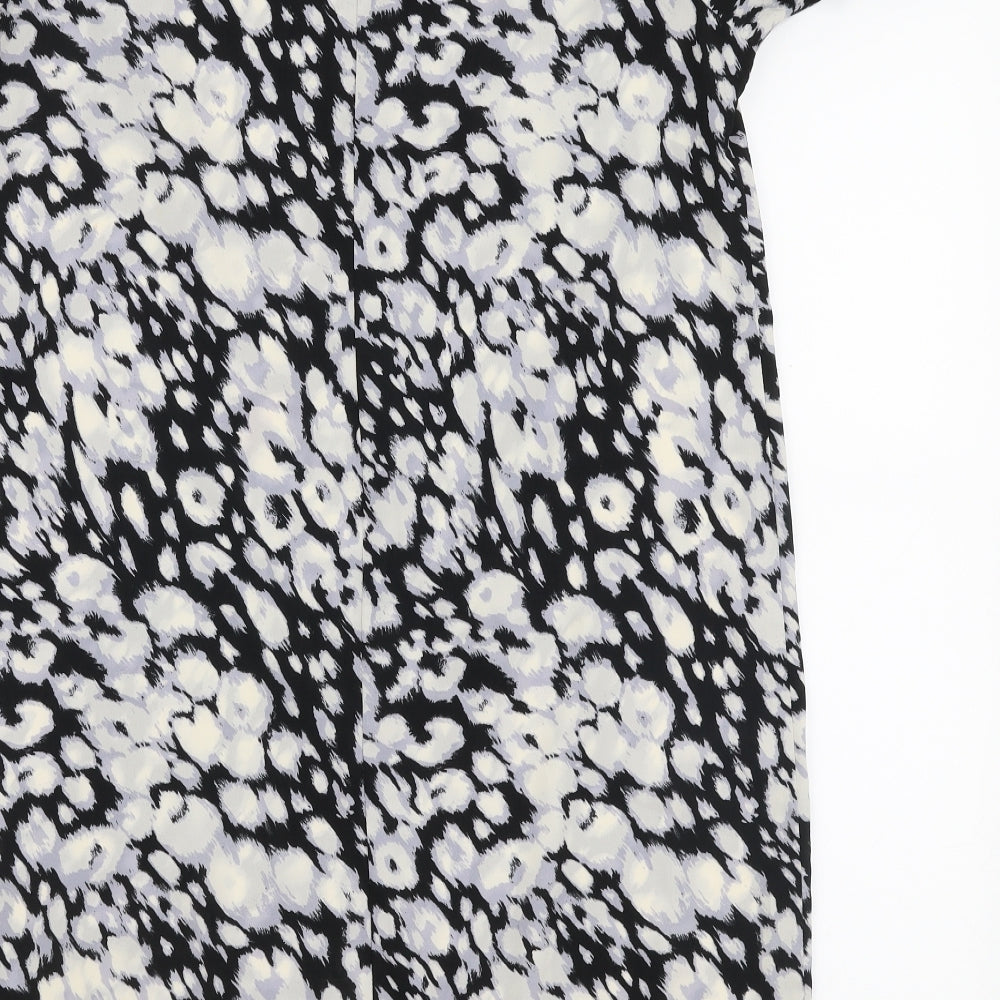 F&F Womens Multicoloured Animal Print Polyester A-Line  Size 10  Round Neck Pullover