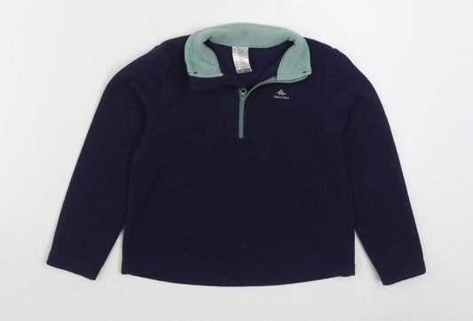 Quechua Boys Blue   Jacket  Size 5-6 Years  Zip
