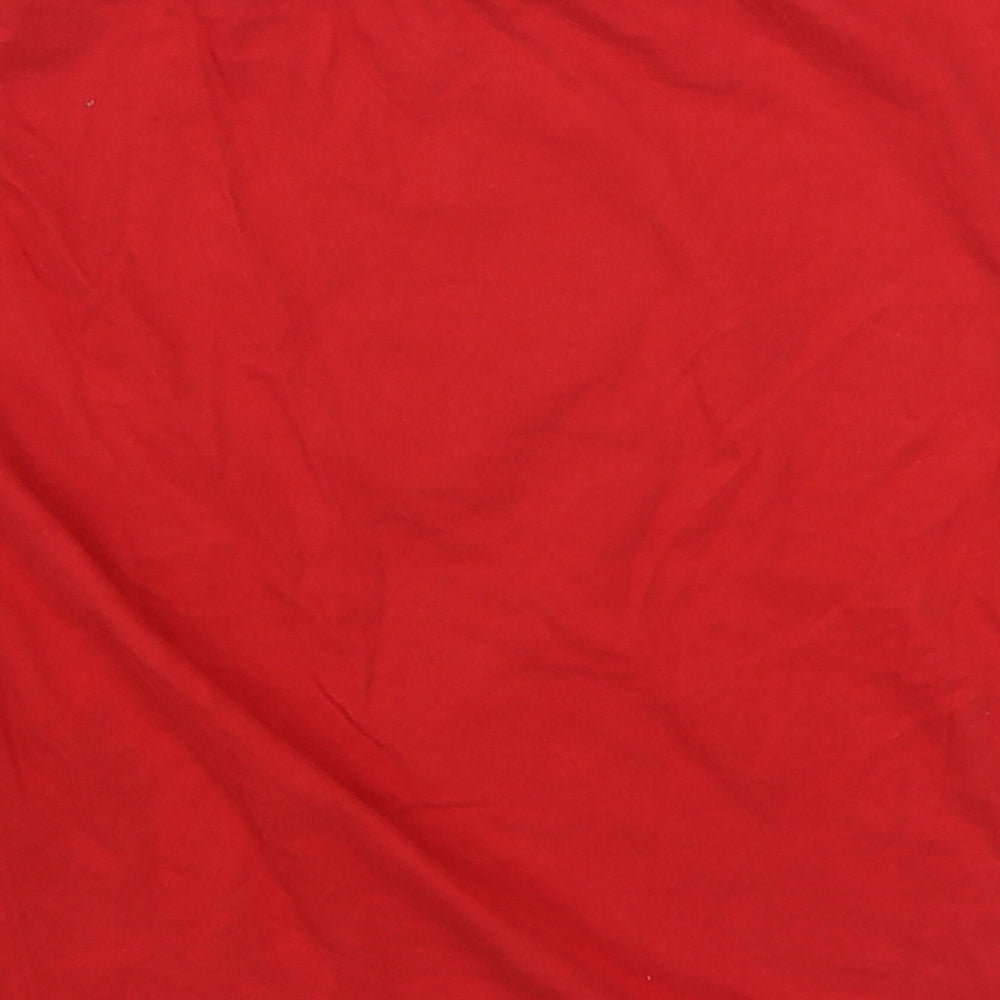 JHK Boys Red  100% Cotton Basic T-Shirt Size 7-8 Years Round Neck Pullover - Spider-Man