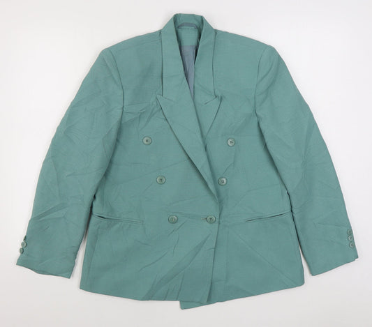 Imagination Womens Green   Jacket Blazer Size 14  Button