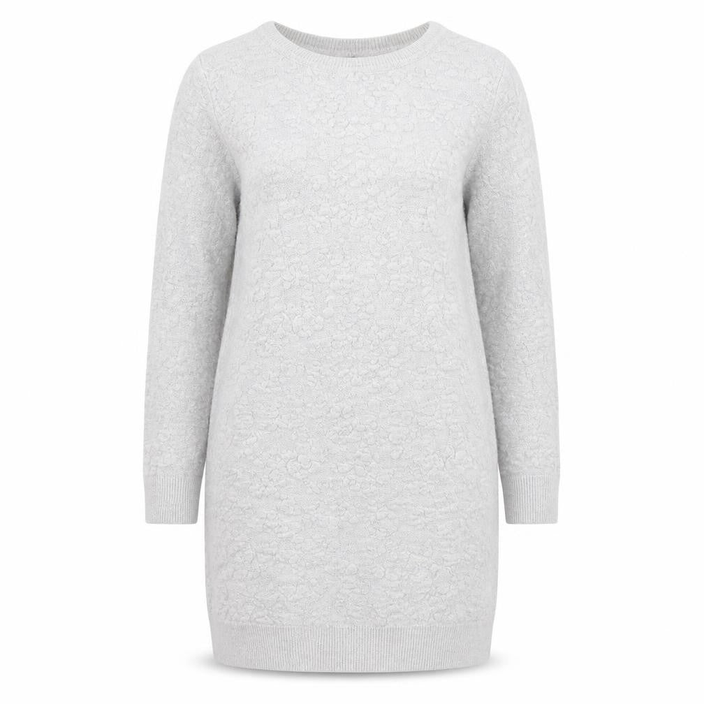 Dorothy Perkins Womens Grey Round Neck  Viscose Pullover Jumper Size 10