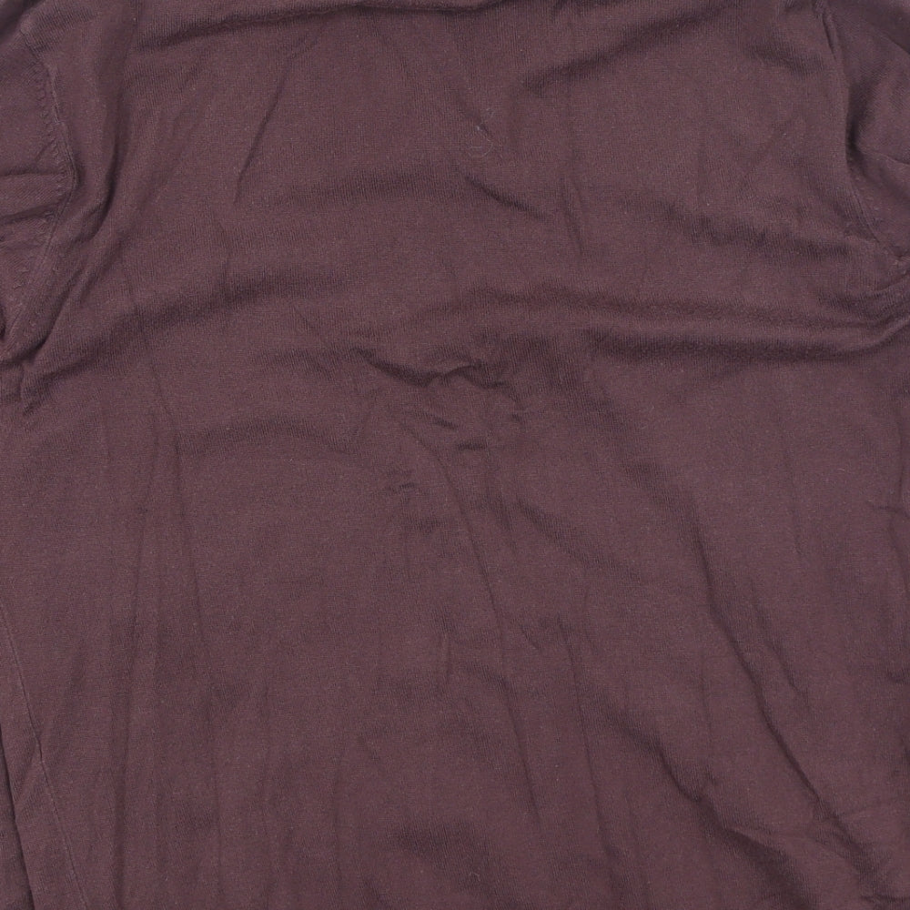 NEXT Mens Brown  Cotton  Button-Up Size M Collared