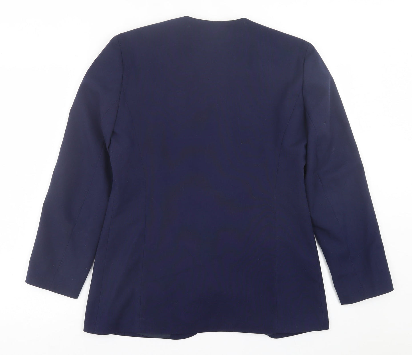 Simply French Womens Blue   Jacket Blazer Size 12  Button