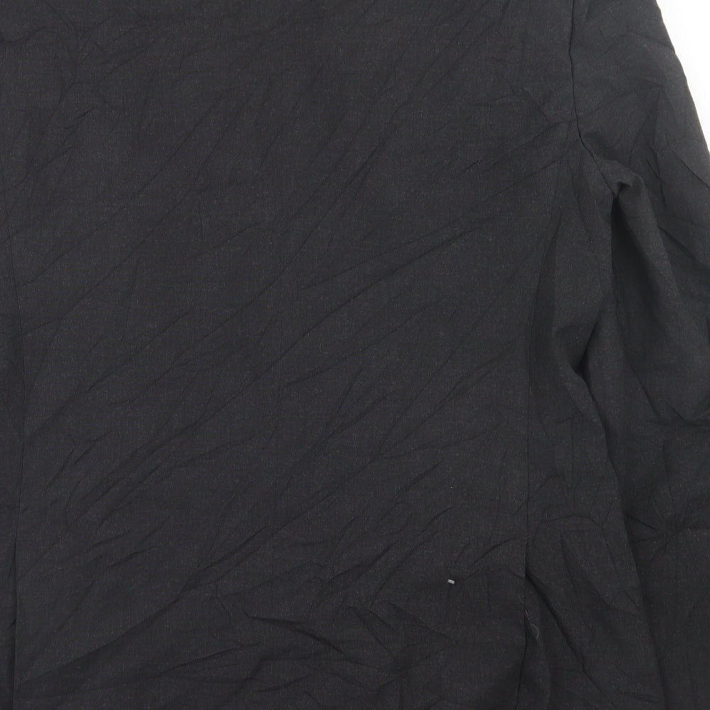 Marks and Spencer Mens Grey  Polyacrylate Fibre Jacket Suit Jacket Size 44