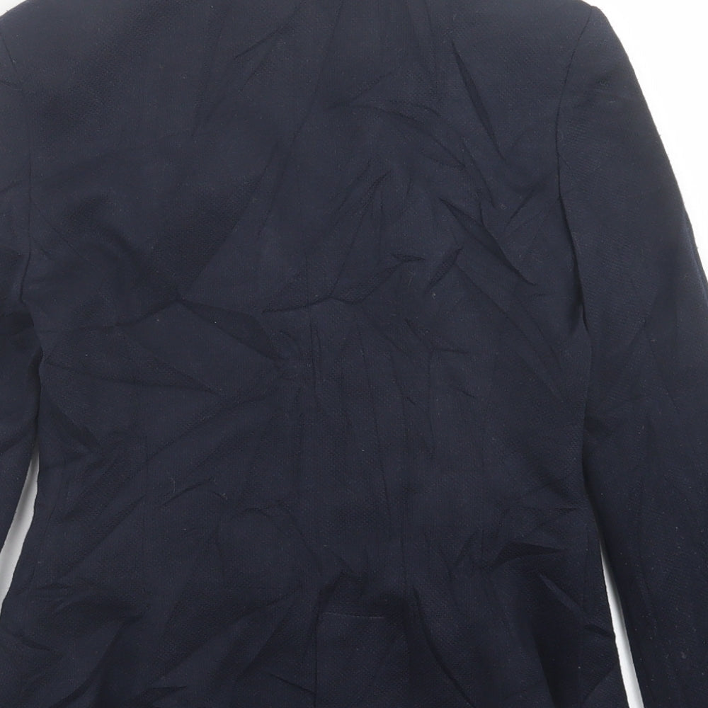 New Look Womens Blue   Jacket Blazer Size 6  Button