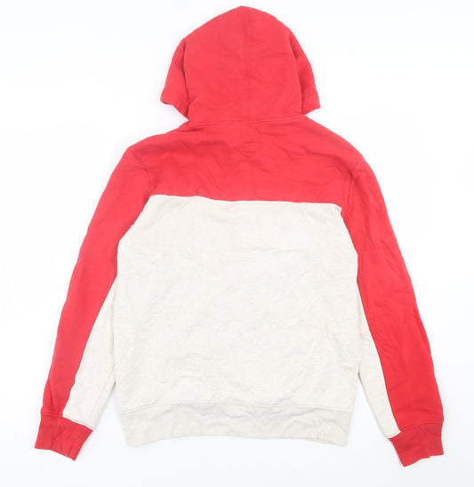 Gap Mens Red  Cotton Pullover Hoodie Size S
