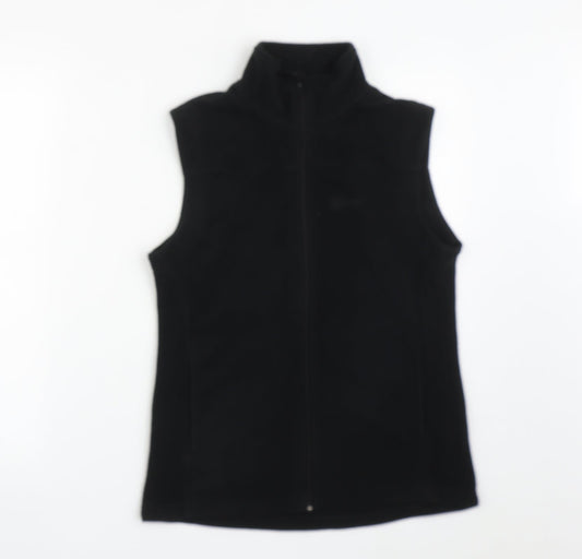 Hi Gear Womens Black  Polyester Vest Sweatshirt Size 8  Zip