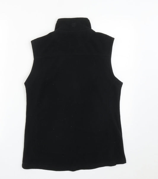 Hi Gear Womens Black  Polyester Vest Sweatshirt Size 8  Zip