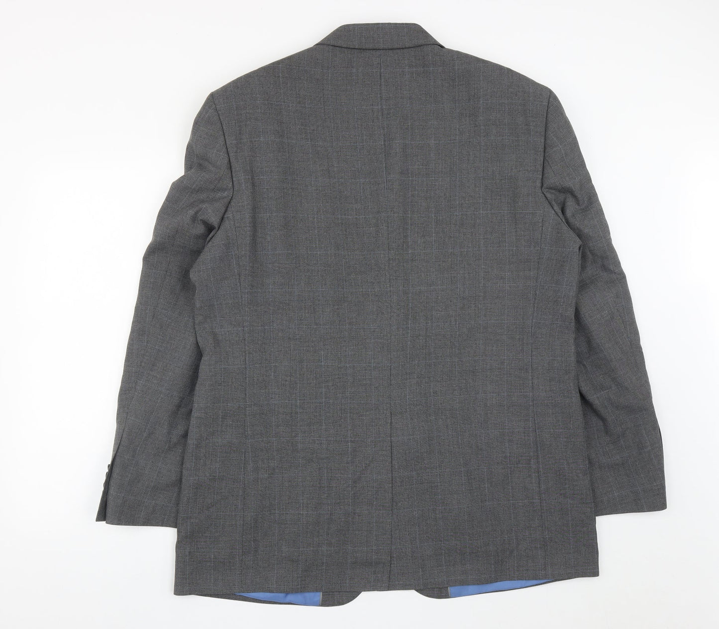 George Mens Grey  Polyester Jacket Suit Jacket Size 44
